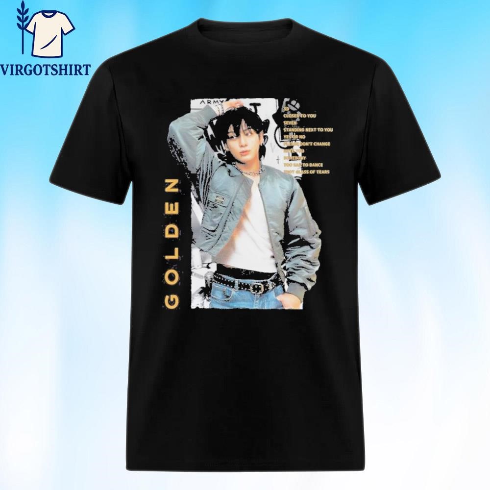BTS Jungkook Golden Shirt, hoodie and long sleeve tee